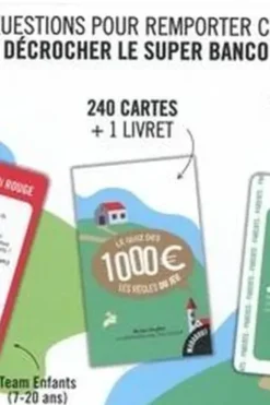 Le quiz des 1000 € en famille. 1000 questions pour atteindre le Super Banco !, Nicolas Stoufflet