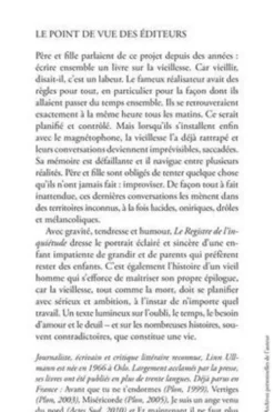 Le registre de l'inquiétude, Linn Ullmann