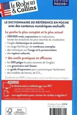 Le Robert & Collins poche + Anglais. Edition bilingue français-anglais