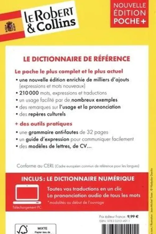 Le Robert & Collins poche + espagnol. Français-espagnol/espagnol-français, Edition 2020