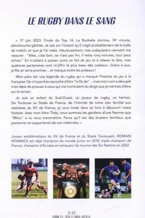 Le rugby dans le sang, Romain Ntamack