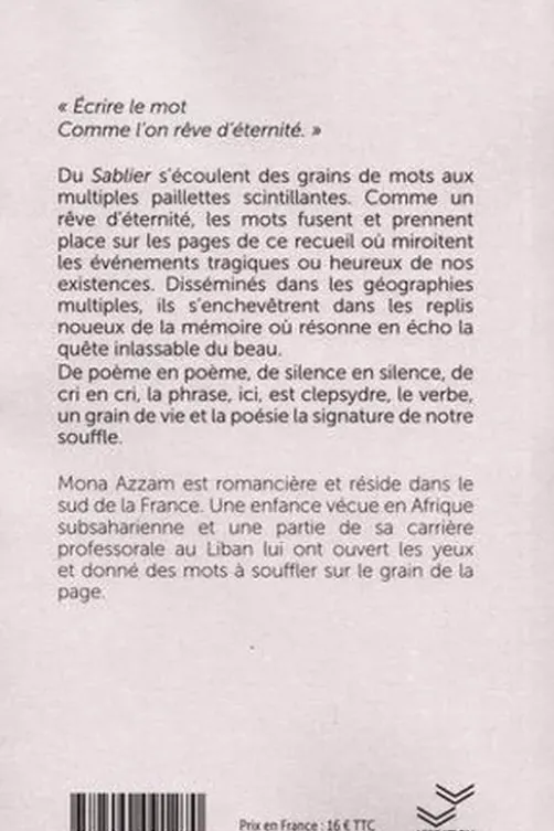 Le sablier des mots, Mona Azzam