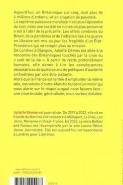Les affamés du Royaume. La crise de la pauvreté en Grande-Bretagne, Juliette Démas