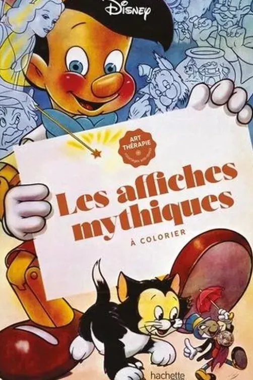 Les affiches mythiques à colorier, Disney
