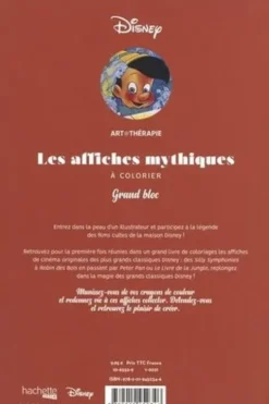 Les affiches mythiques à colorier, Disney