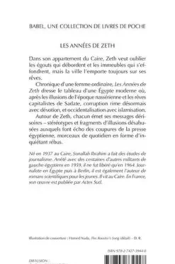 Les années de Zeth, Sonallah Ibrahim