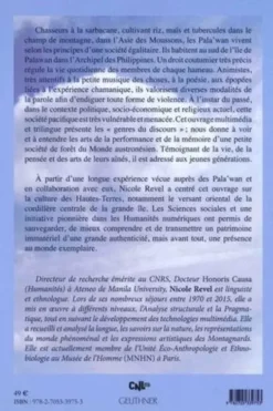 Les arts de la parole des montagnards Pala'wan. Une mémoire vivante en Asie du Sud-Est, Edition bilingue français-anglais, avec 5 DVD, Nicole Revel