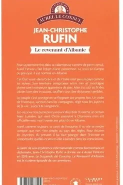 Les aventures d'Aurel le consul : Le revenant d'Albanie, Jean-Christophe Rufin
