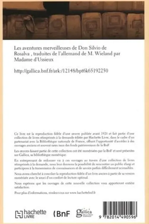 Les aventures merveilleuses de Don Silvio de Rosalva, traduites de l'allemand, Christoph Martin Wieland