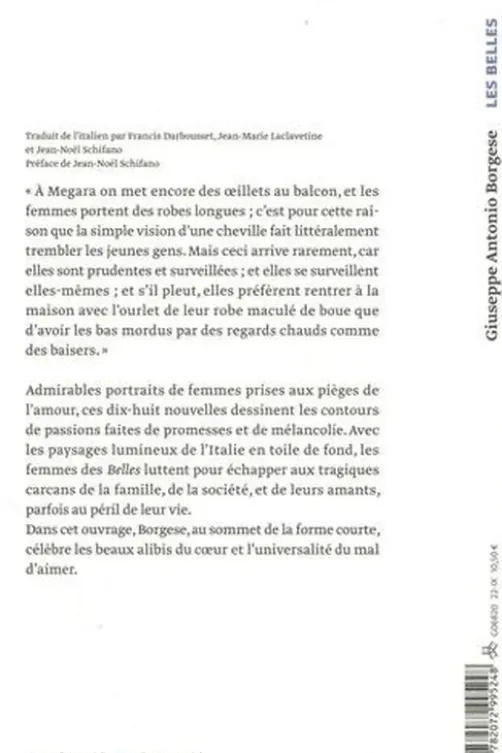 Les belles, Giuseppe Antonio Borgese