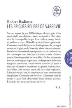 Les briques rouges de Varsovie, Robert Badinter