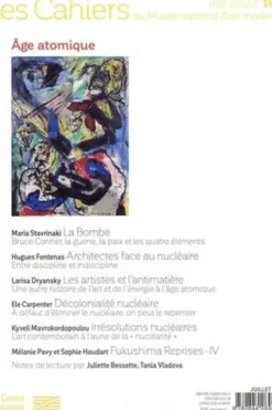 Les Cahiers du Musée national d'art moderne N° 160, été 2022 : Age atomique, Jean-Pierre Criqui