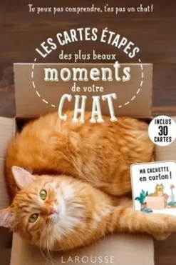 Les cartes étapes des plus beaux moments de votre chat. Tu peux pas comprendre, t'es pas un chat ! Inclus 30 cartes, Aurélie Lemoine