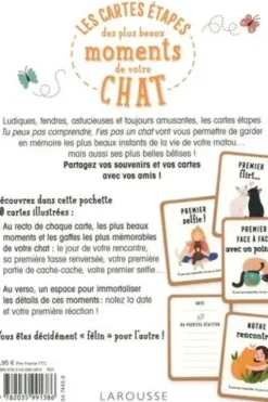 Les cartes étapes des plus beaux moments de votre chat. Tu peux pas comprendre, t'es pas un chat ! Inclus 30 cartes, Aurélie Lemoine