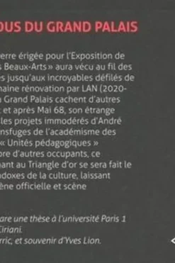 Les dessous du Grand Palais, Alison Gorel Le Pennec