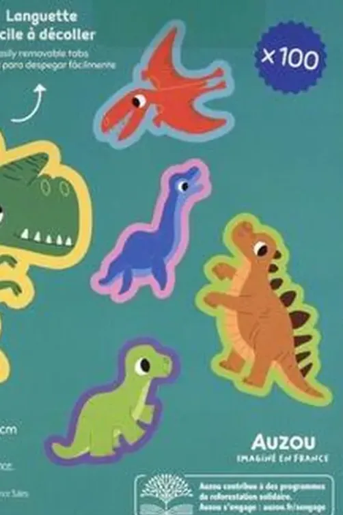 Les dinosaures. 100 gommettes, Mister Iwi