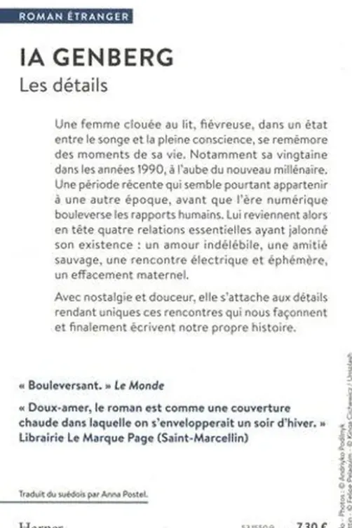 Les détails, Ia Genberg