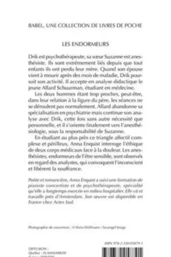 Les endormeurs, Anna Enquist