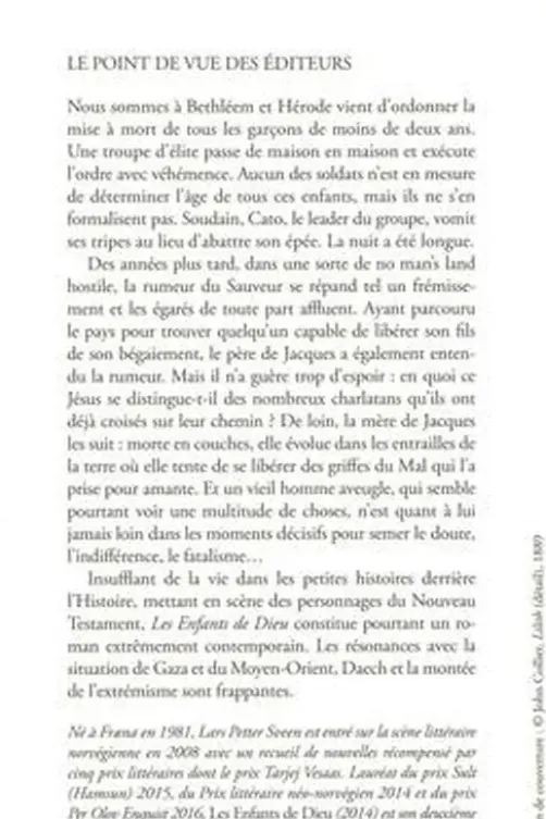 Les enfants de Dieu, Lars Petter Sveen