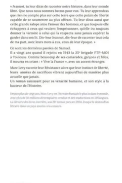 Les enfants de la liberté, Marc Levy