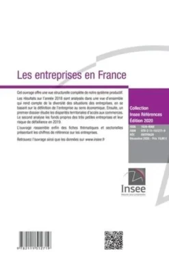 Les entreprises en France. Edition 2020, INSEE