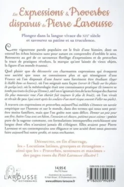 Les Expressions et Proverbes disparus de Pierre Larousse, Carine Girac-Marinier