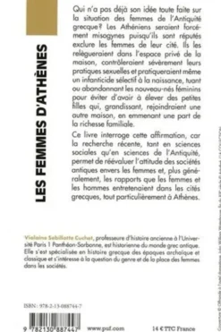 Les femmes d'Athènes. L'Antiquité grecque était-elle misogyne ?, Violaine Sebillotte Cuchet