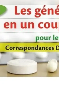 Les génériques en un coup d'oeil pour les infirmiers. Correspondance DCI - Princeps, Edition 2017-2018, Stéphane Cornec