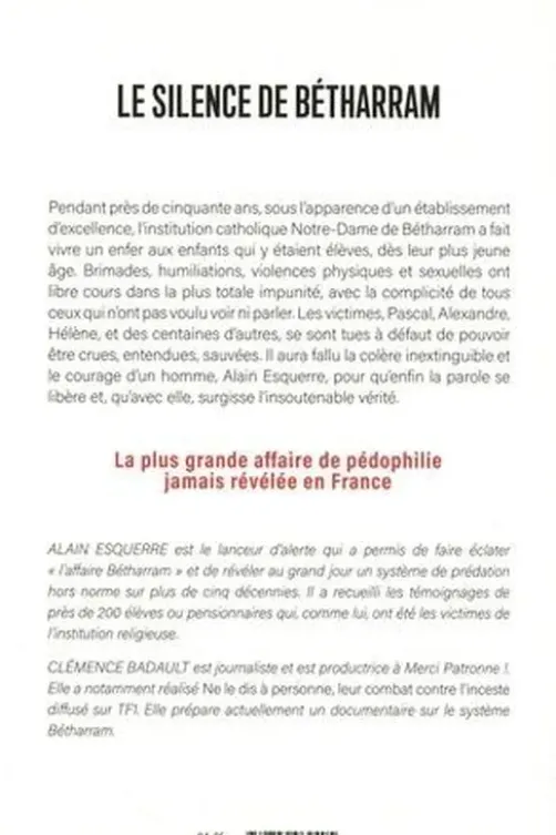 Le silence de Bétharram, Alain Esquerre