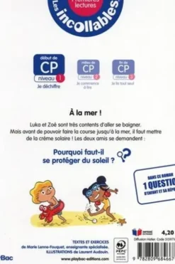 Les incollables Tome 1 : A la mer ! CP niveau 1, Marie Lenne-Fouquet