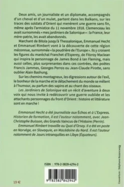 Les jardiniers de Salonique. Dans les pas de l'armée d'Orient, Emmanuel Rimbert
