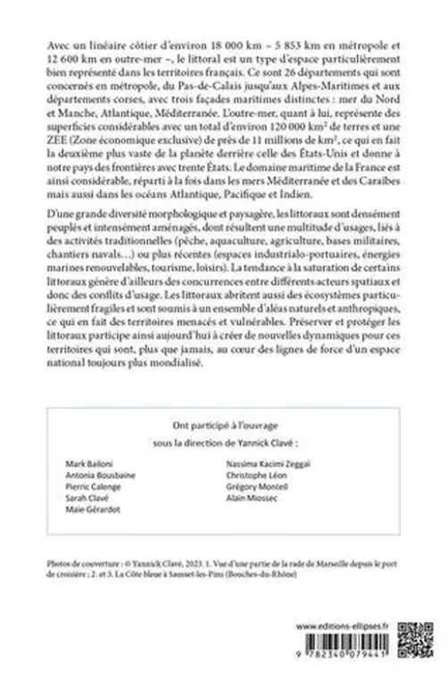 Les littoraux français, Yannick Clavé
