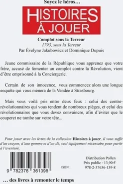 Les livres à remonter le temps Tome 13 : Complot sous la Terreur, Evelyne Jakubowicz