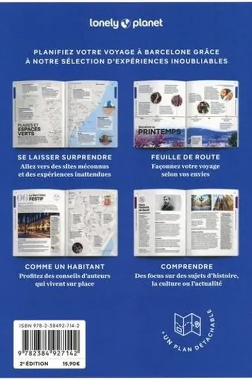 Les meilleures expériences à Barcelone. 2e édition. Avec 1 Plan détachable, Jamie Ditaranto