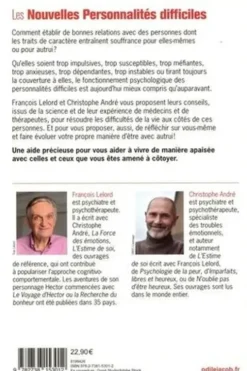 Les nouvelles personnalités difficiles. Comment les comprendre, comment les accepter, comment les aider, François Lelord