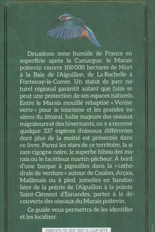 Les oiseaux du Marais poitevin, Thomas Brosset