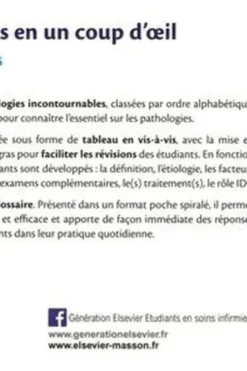 Les pathologies en un coup d'oeil pour les infirmiers, Stéphane Cornec