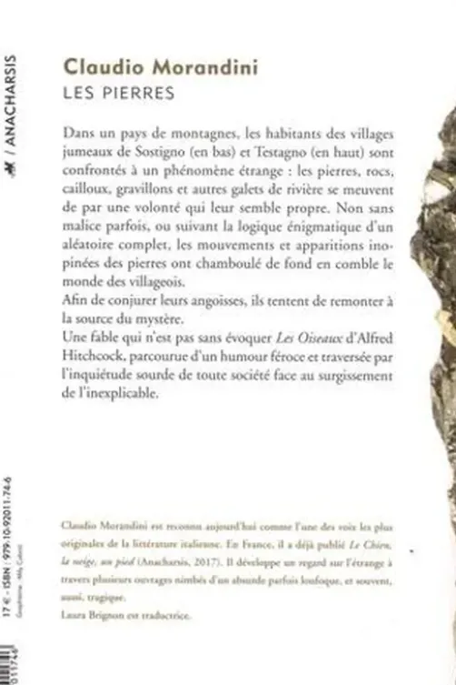 Les Pierres, Claudio Morandini