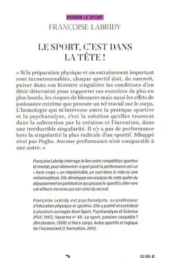 Le sport, c'est dans la tête !, Françoise Labridy