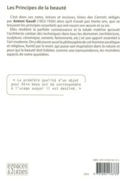 Les principes de la beauté, Antoni Gaudi