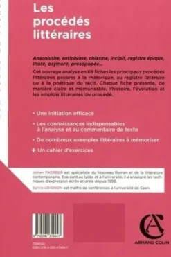 Les procédés littéraires. De allégorie à zeugme, Johan Faerber