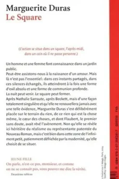 Le square, Marguerite Duras