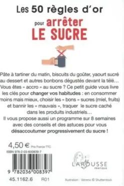 Les 50 règles d'or pour arrêter le sucre, Marion Thelliez