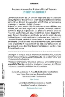 Les robots font-ils l'amour ? Le transhumanisme en 12 questions, Laurent Alexandre