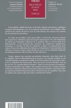 Les sanctions en procédure civile, Guillaume Sansone