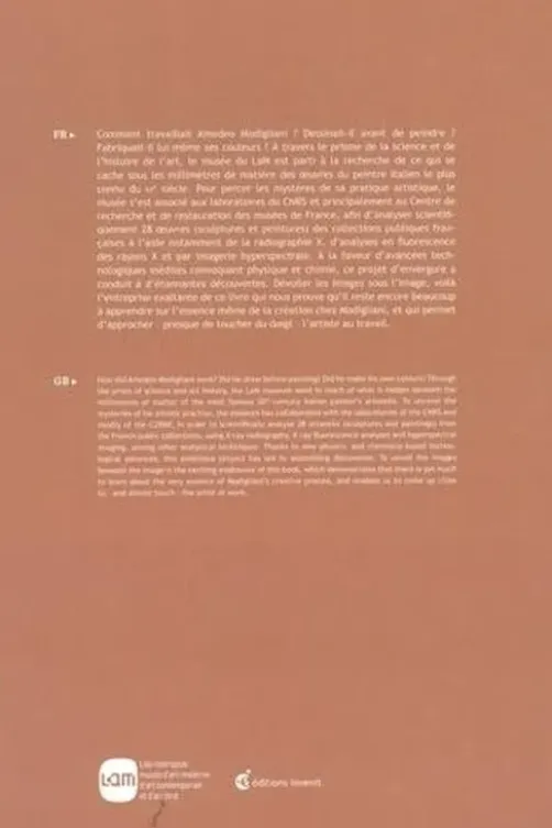 Les Secrets de Modigliani. Techniques et pratiques artistiques d'Amedeo Modigliani, Marie-Amélie Senot