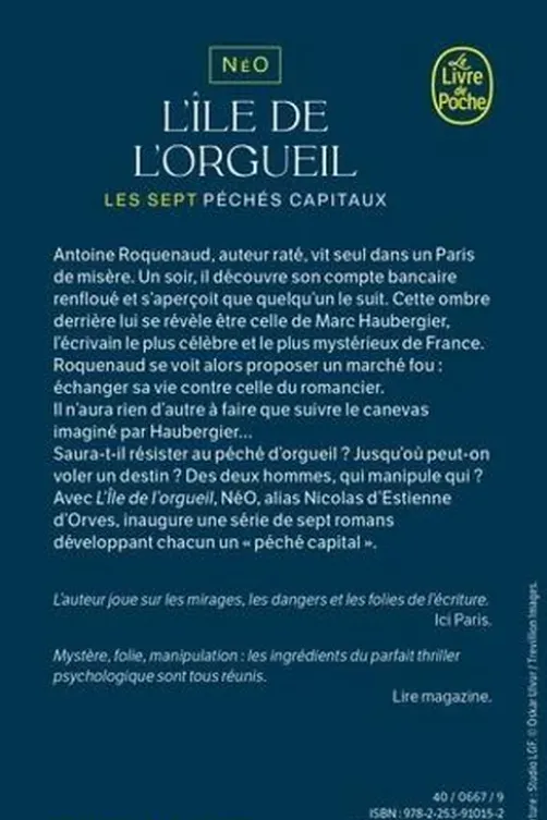 Les sept péchés capitaux : L'île de l'orgueil, Nicolas d' Estiennes d'Orves
