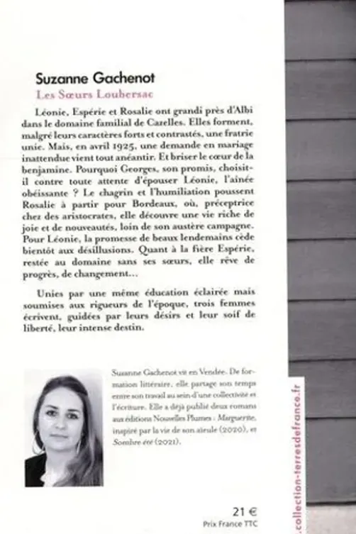 Les Soeurs Loubersac, Suzanne Gachenot