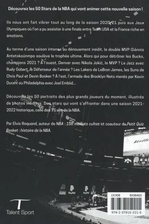 Les 50 stars de la NBA 2022, Elvis Roquand