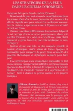 Les stratégies de la peur dans le cinéma d'horreur, Etienne Jeannot